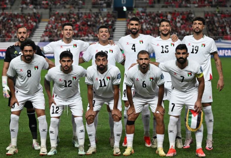 لاعبي منتخب فلسطين 